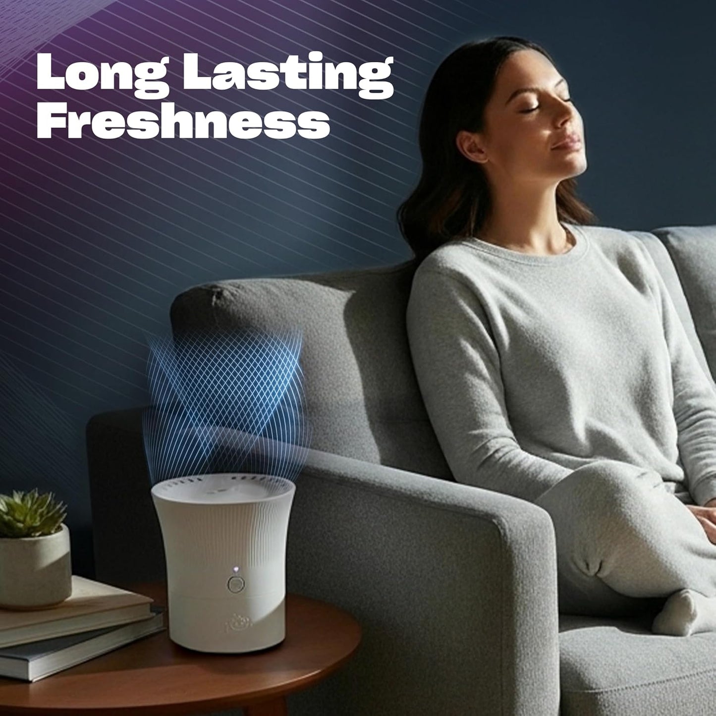Glade Scent Flow Plugins Air Freshener, Clean Linen, 1 Device + 4 Refills, 2.61 Fl Oz