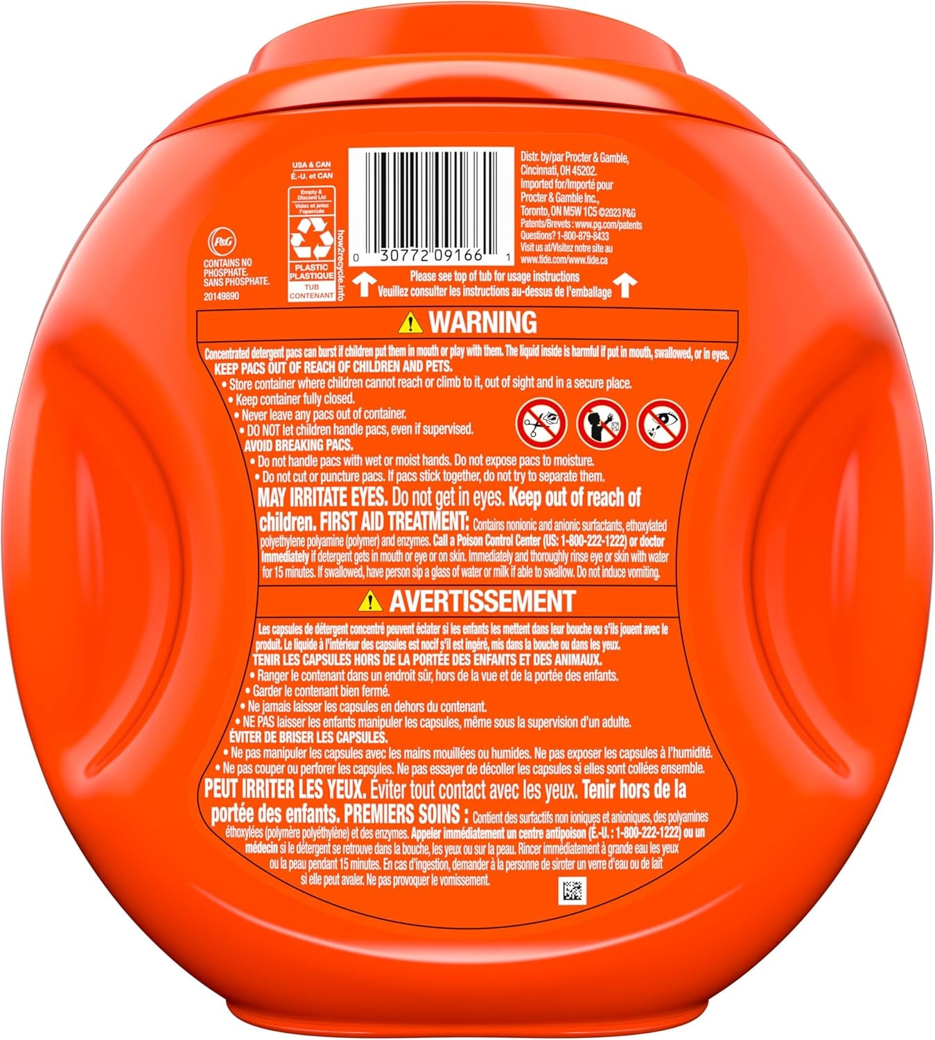 PODS Laundry Detergent Pacs, 3-In-1 Stain Remover, Odor Fighter, Color Protector, 76 Count, HE Compatible, Spring Meadow Scent