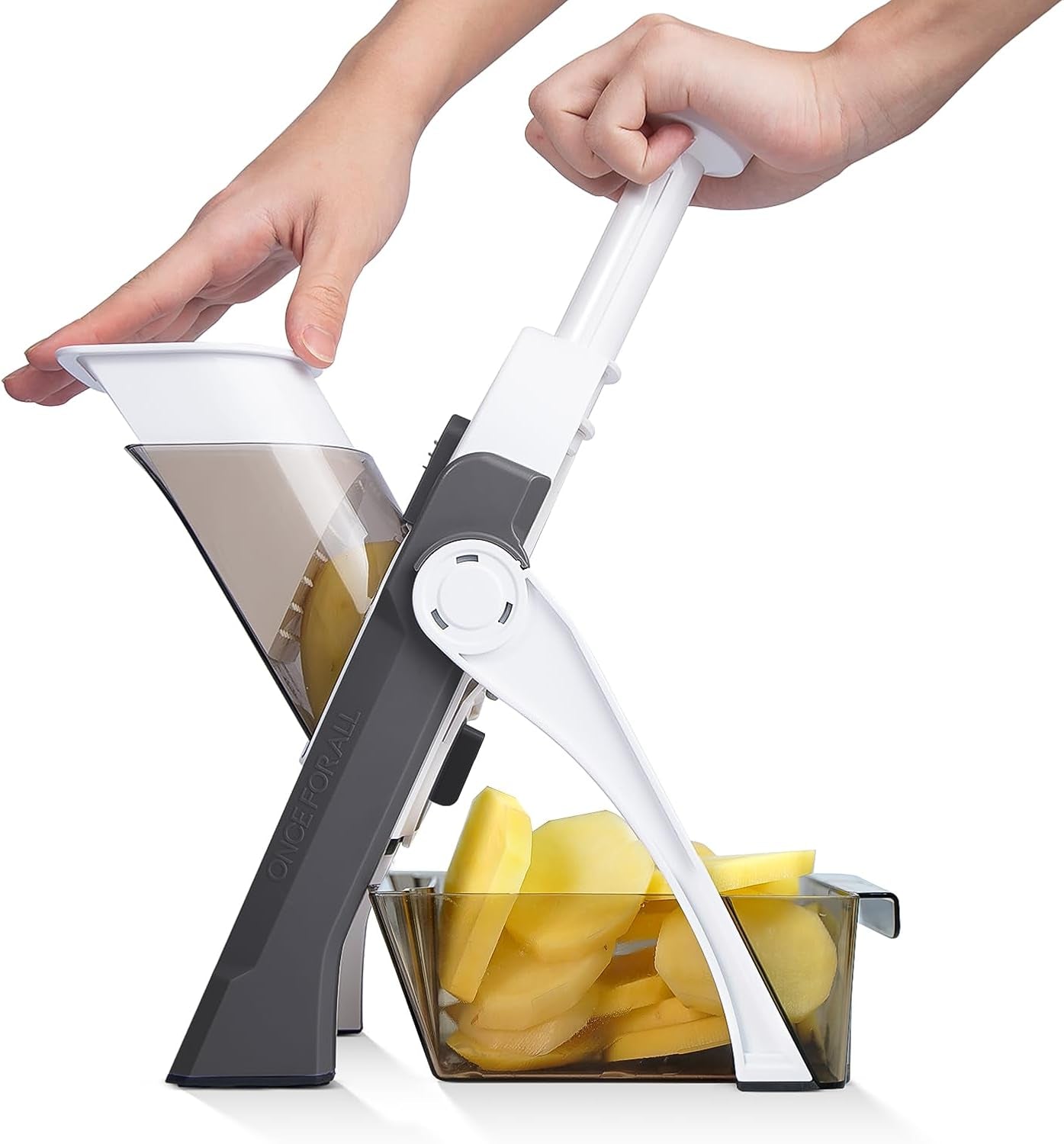 Safe Mandoline Slicer for Kitchen, Professional Vegetable Slicer for Food Potato Slices, Thickness Adjustable 0.1-8 Mm Kitchen Artifact Fast Meal Prep