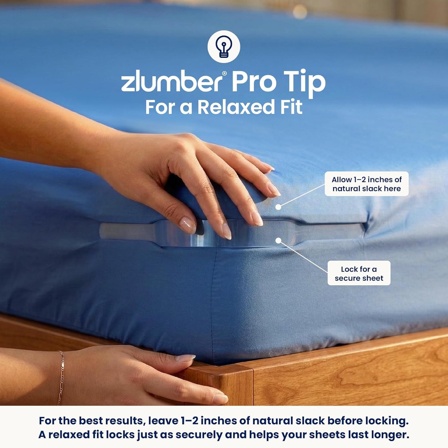 The Original USA Patented lock – Secure Sheet Holder with Heavy-Duty Mattress Straps – No More Loose Bedding, Universal Fit, Easy One-Time Installation