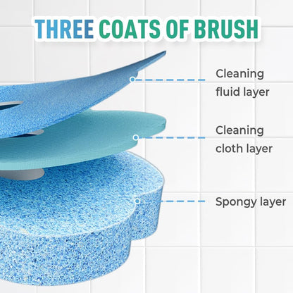 Disposable Toilet Brush, 2026 New Toilet Brush Holder, Compact Wall Mounted Toilet Brush for Modern Bathrooms, Hygienic Toilet Cleaner for Families (Gray+18Pcs Brush Heads)