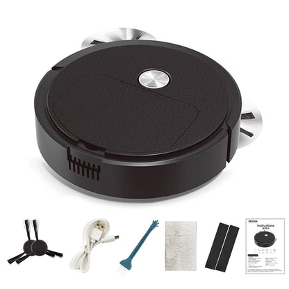 3-In-1 Wireless Smart Robot Vacuum Cleaner 1200Mah Rechargeable Sweeping Robot Automatic Sweeping Machine Low Noise Labor Saving