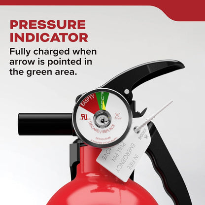 , FA110G, Multi Purpose Fire Extinguisher for Home, Office, Dorm, Residential, 1A10BC
