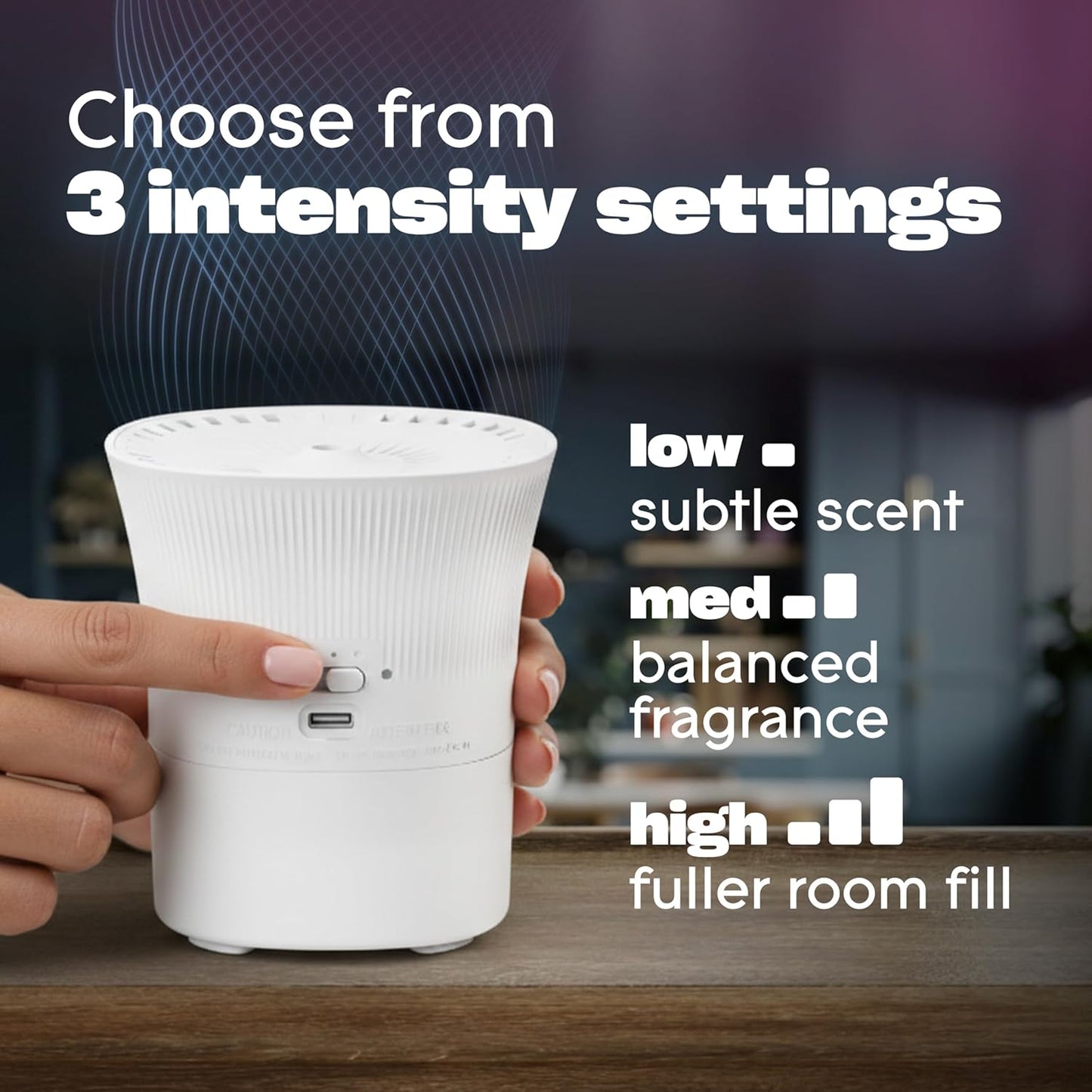 Glade Scent Flow Plugins Air Freshener, Clean Linen, 1 Device + 4 Refills, 2.61 Fl Oz