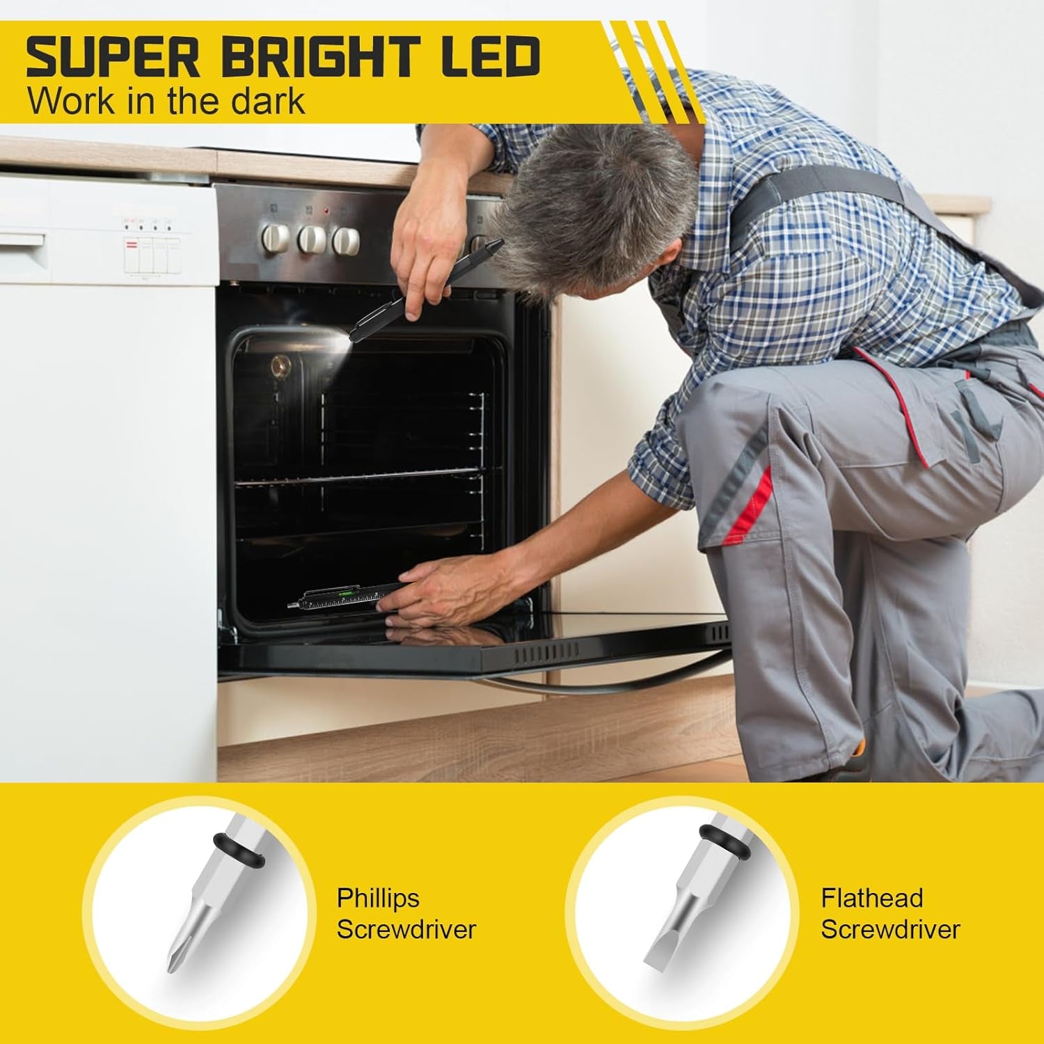 Fathers Day Dad Gifts from Daughter Son Wife,  9-In-1 Multitool Pen with LED Light, Gifts for Husband Dad Grandpa, Cool Birthday Gadgets for Men