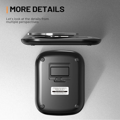 Food Kitchen Scale Digital Weight Grams and Oz with IPX6 Waterproof，Professional Stainless Steel Digital Kitchen Food Scale 11Lb/0.01Oz with Bowl for Weight Loss Dieting Baking Cooking