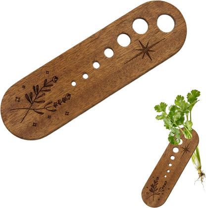 Wooden Vegetable Leaf Separator Herb Stripper,Essential Herb Stripper Tool, Fun Kitchen Gadgets for Home & Chef Use, Exquisite Kitchen Gift Supplies