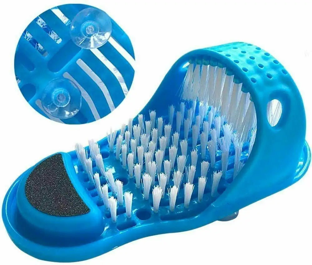 New Shower Foot Scrubber Massager Cleaner Spa Exfoliating Washer Wash Foot Repair Slippers Bathroom Brushes Remove Dead Skin