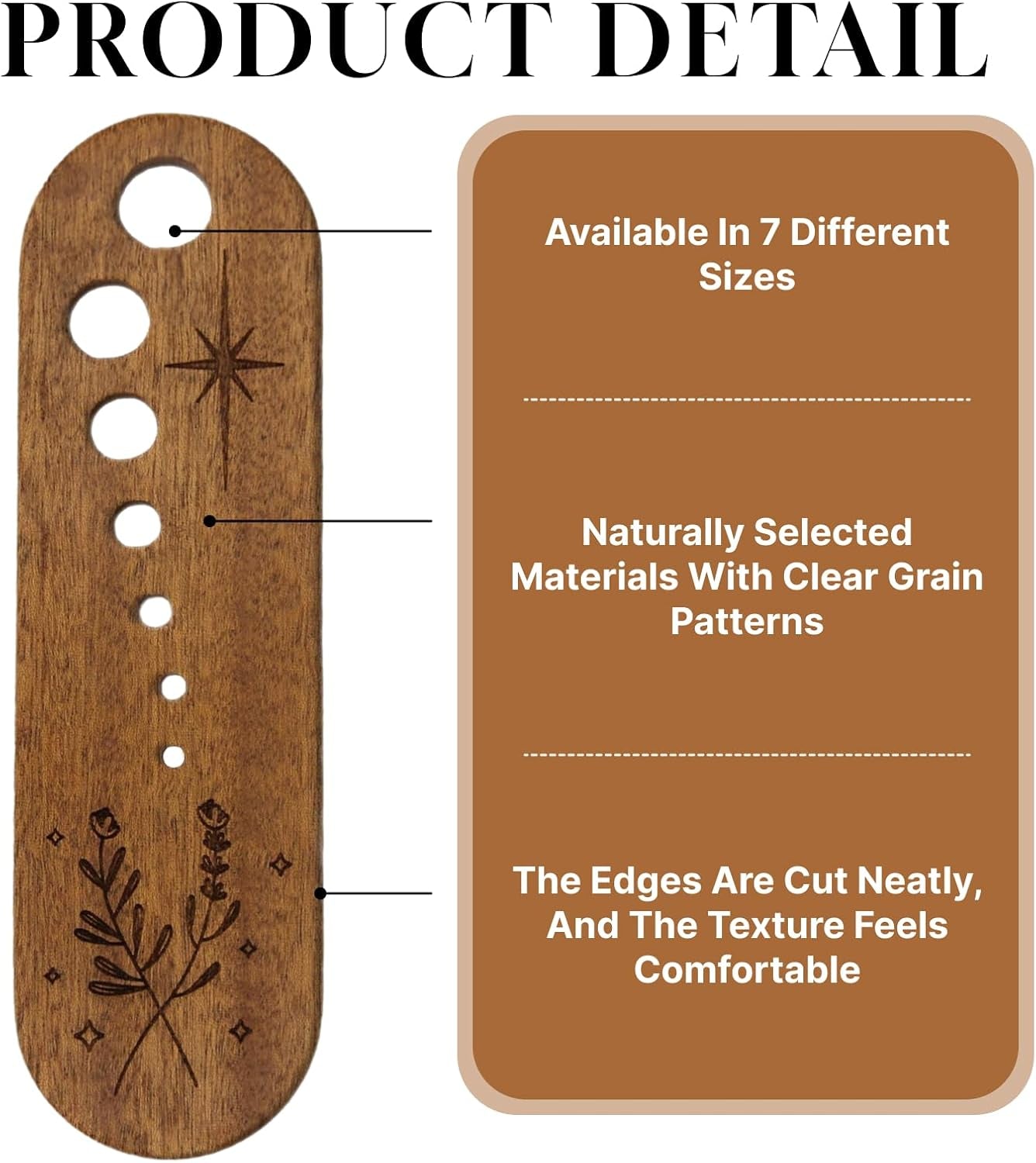 Wooden Vegetable Leaf Separator Herb Stripper,Essential Herb Stripper Tool, Fun Kitchen Gadgets for Home & Chef Use, Exquisite Kitchen Gift Supplies