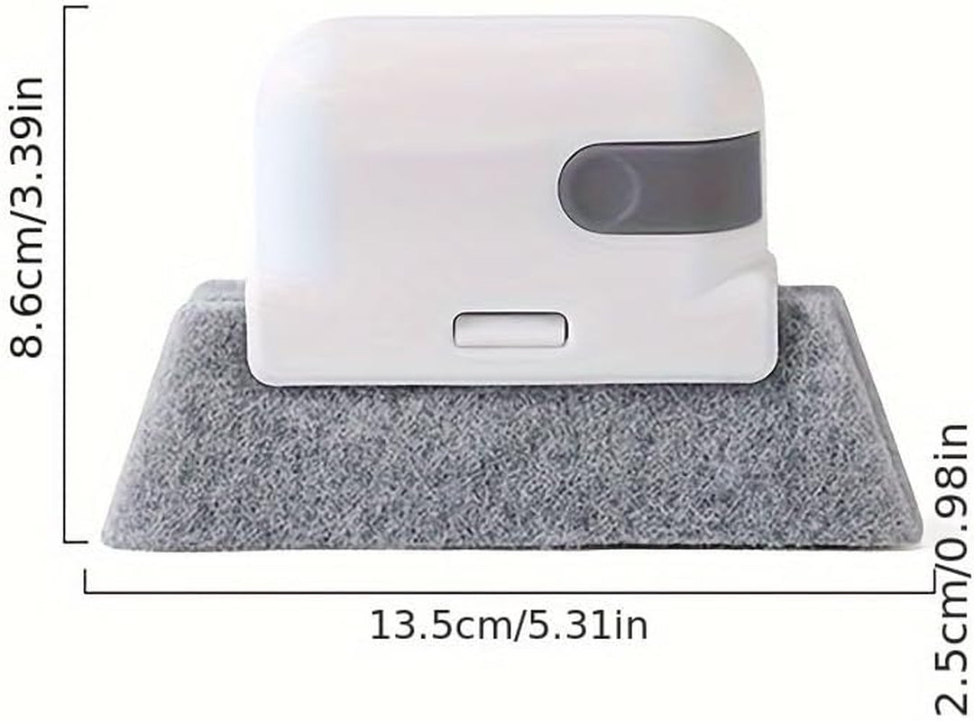2-In-1 Groove Cleaning Brush Handheld Window Sill Sliding Door Track Gap Cleaning Brush Home Cleaning Tool