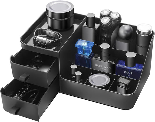 Cologne Organizer for Men,Dresser Organizer, Mens Organizers,Perfume Organizers, Cologne Stand, Organizador De Perfumes,Shelf for Bathroom Counter,Bathroom Countertop Storage,Easter Gifts for Men