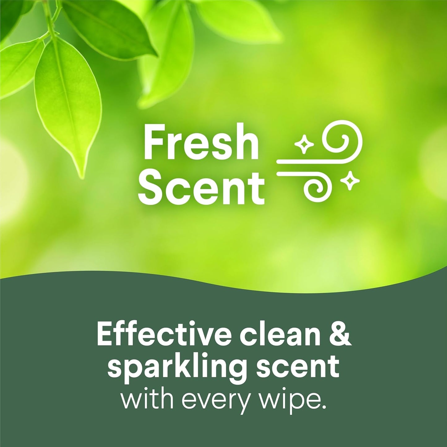 Disinfecting Cleaning Wipes for Spring Cleaning & Allergy Season, Bleach Free, Fresh Scent and Crisp Lemon, 75 Count Each, Pack of 3