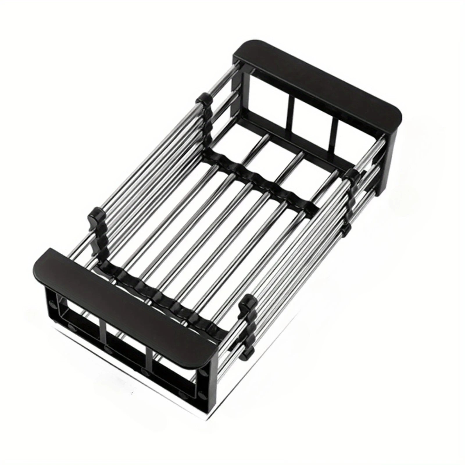 Retractable Drain Basket for Kitchen Sink Storage Basket for Washing Fruits and Vegetables Multifunctional Drain Rack