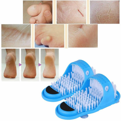 New Shower Foot Scrubber Massager Cleaner Spa Exfoliating Washer Wash Foot Repair Slippers Bathroom Brushes Remove Dead Skin