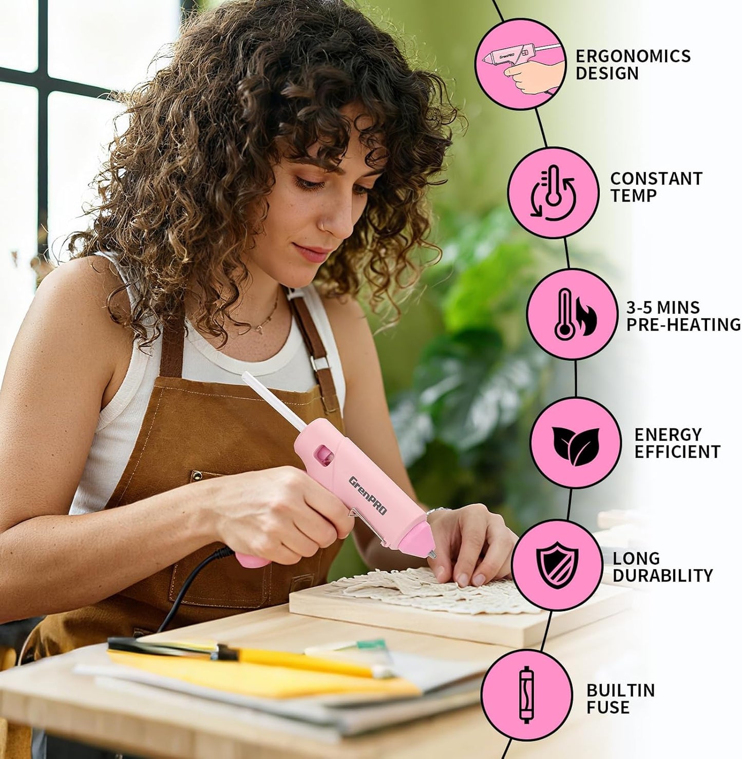Pink Tool Set Drill Set, 188PCS Tool Kit for Home with Pink Cordless Drill Power, Hand Tool Kit for Women, Basic Household Auto Car Repair Tool Box for Men, Portable Storage Box Tools Sets