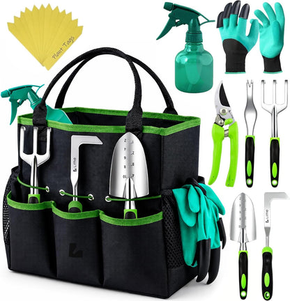 Heavy Duty Gardening Tools - Gardening Gifts for Women, Men, Mom, Dad - Durable, Ergonomic Garden Tools Set
