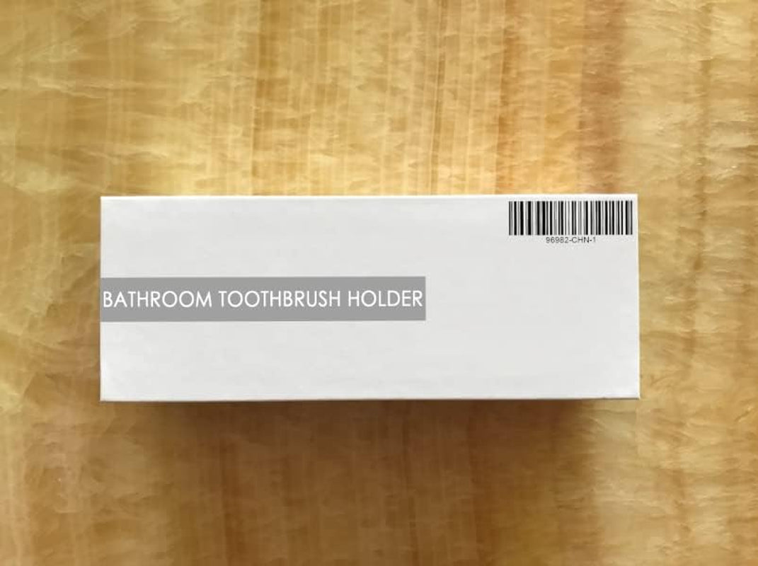 Toothbrush Holder, 5 Toothbrush Slots & Timer Function, Cordless Wall Mounted Toothbrush Holders for Bathrooms