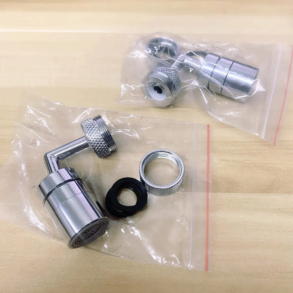 Metal 720° Universal Rotate Splash Filter for Faucet Spray Head anti Splash Filter Kitchen Tap Water Saving Nozzle Sprayer
