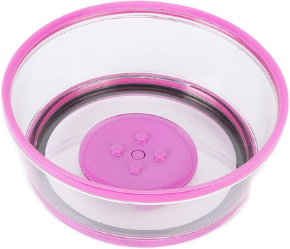 Universal Vacuum Air Tight Food Sealer Containers, round Vacuum Food Sealer Cover Vacuum Freshs Cover Tight Food Container Platter Lid for Kitchen (Purple)