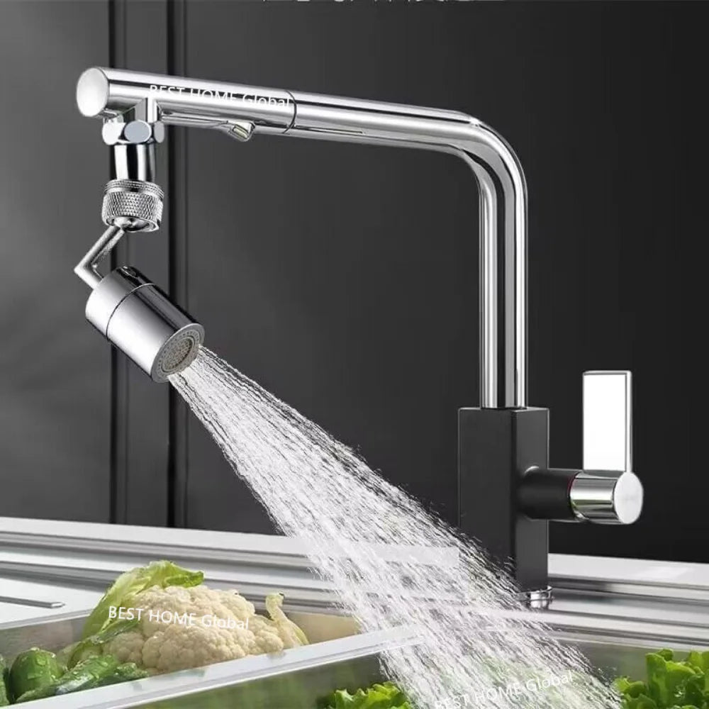 Metal 720° Universal Rotate Splash Filter for Faucet Spray Head anti Splash Filter Kitchen Tap Water Saving Nozzle Sprayer