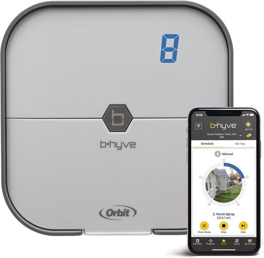 57925 B-Hyve 8-Zone Smart Indoor Sprinkler Controller