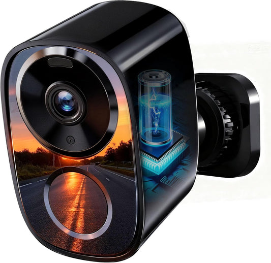 2026 Enhanced 2K UHD Security Cameras Wireless Outdoor – Free Cloud & SD Storage, Dual-Band Wifi 2.4G/5G, Full-Color Night Vision, 6-Month Battery, Motion Alerts, IP66 Weatherproof, 2-Way Talk