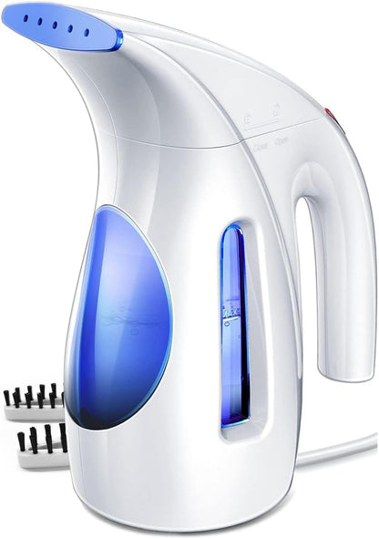 Steamer for Clothes, Portable Handheld Clothing Steamer, 240Ml Big Capacity, 700W, Strong Power, Fabric Quick Wrinkle Remover with Brush for Home, Office(Only 120V) -Blue