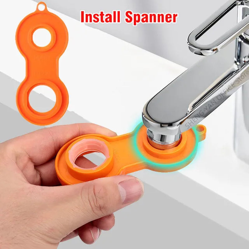 Metal 720° Universal Rotate Splash Filter for Faucet Spray Head anti Splash Filter Kitchen Tap Water Saving Nozzle Sprayer