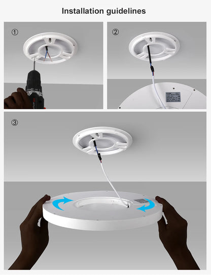 LED Downlight 12W 18W 24W 32W 24W Modern Surface Mounted Downlights For Living room Kitchen Bedroom Bathroom Lamp