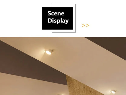 Led downlight light 5W 7W 10W 12W 20W 30W Recessed led light 360 degree rotatable Ceiling Spot Light ceiling recessed Lights