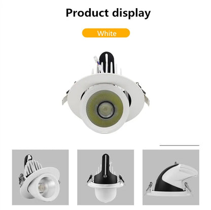 Led downlight light 5W 7W 10W 12W 20W 30W Recessed led light 360 degree rotatable Ceiling Spot Light ceiling recessed Lights