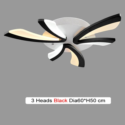Modern Chandelier Smart Led Minimalist Dining Living Study Room Decor Branch Ceiling Lamp Hotel Indoor Lighting AC90-260 Fixture