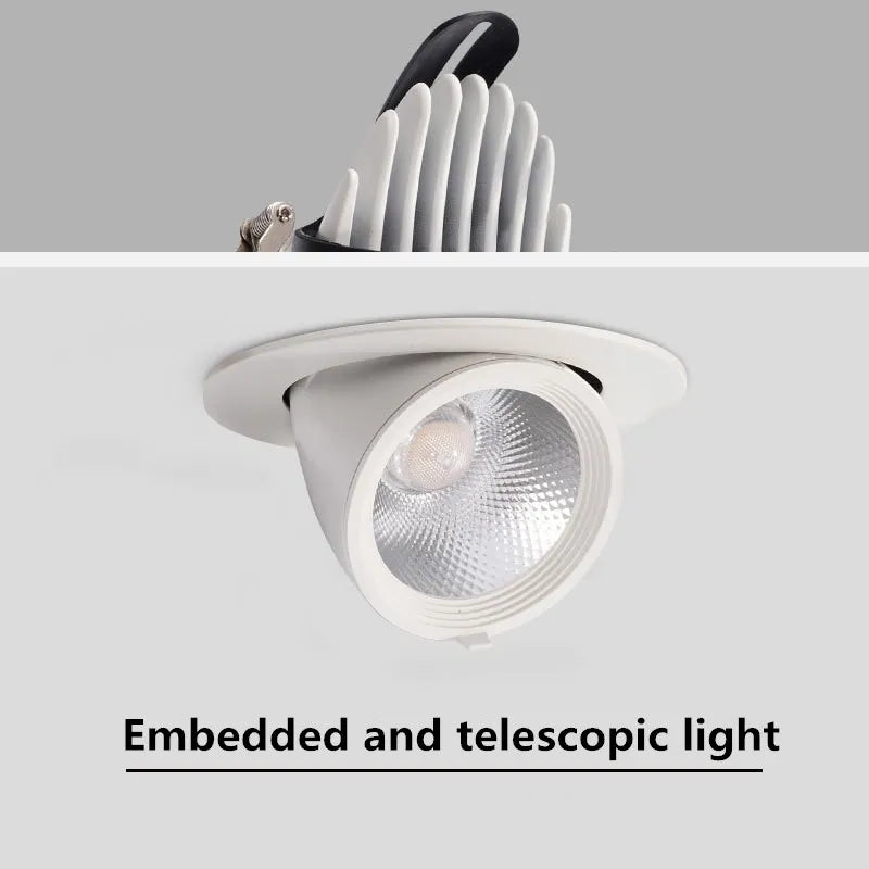 Led downlight light 5W 7W 10W 12W 20W 30W Recessed led light 360 degree rotatable Ceiling Spot Light ceiling recessed Lights