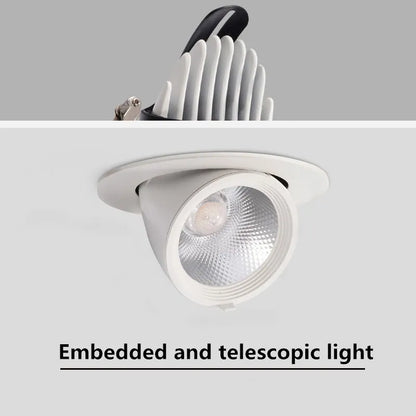 Led downlight light 5W 7W 10W 12W 20W 30W Recessed led light 360 degree rotatable Ceiling Spot Light ceiling recessed Lights