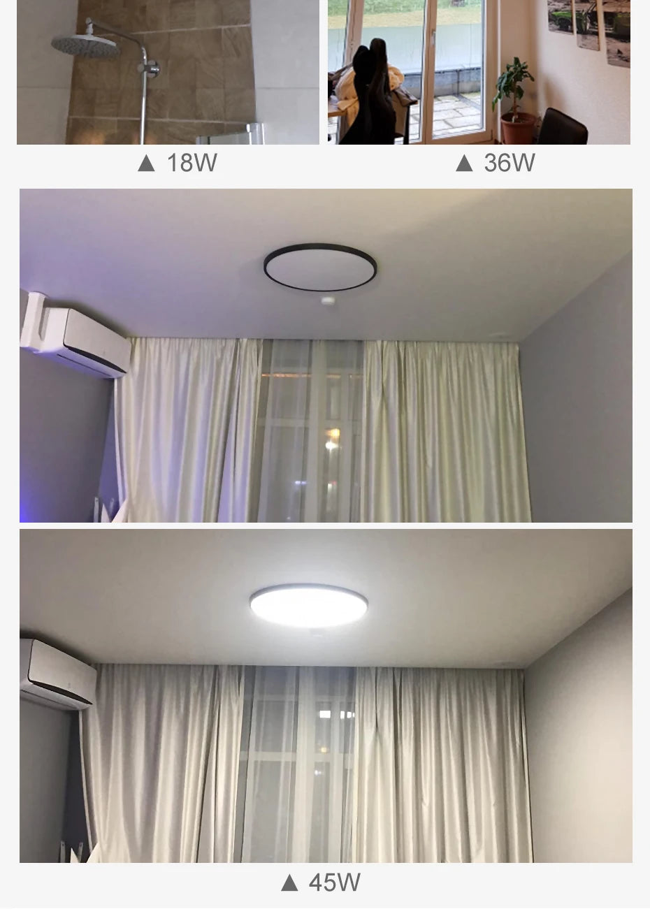 LED Downlight 12W 18W 24W 32W 24W Modern Surface Mounted Downlights For Living room Kitchen Bedroom Bathroom Lamp