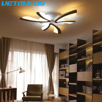 Modern Chandelier Smart Led Minimalist Dining Living Study Room Decor Branch Ceiling Lamp Hotel Indoor Lighting AC90-260 Fixture