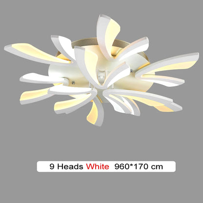 Modern Chandelier Smart Led Minimalist Dining Living Study Room Decor Branch Ceiling Lamp Hotel Indoor Lighting AC90-260 Fixture