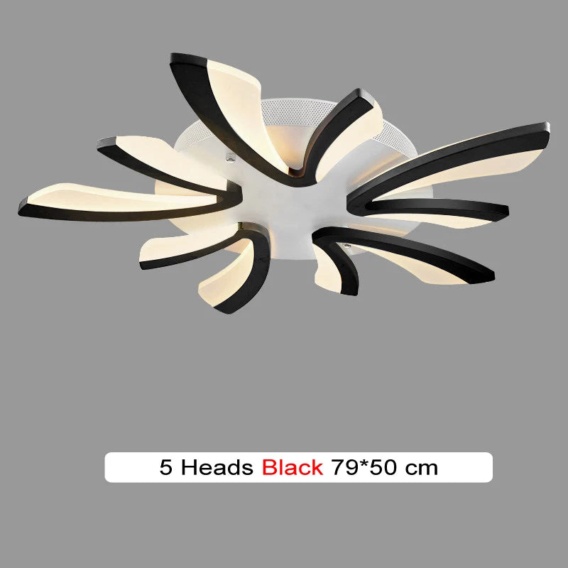 Modern Chandelier Smart Led Minimalist Dining Living Study Room Decor Branch Ceiling Lamp Hotel Indoor Lighting AC90-260 Fixture