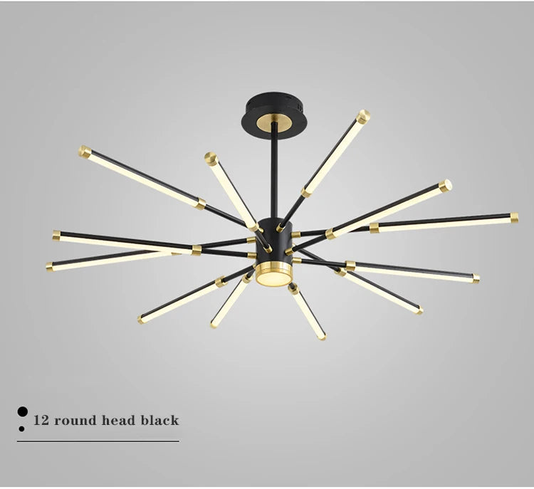 Chandelier nordic for Living room luxury personality creative sputnik chandelier post modern chandelier suspension lamp fixtures