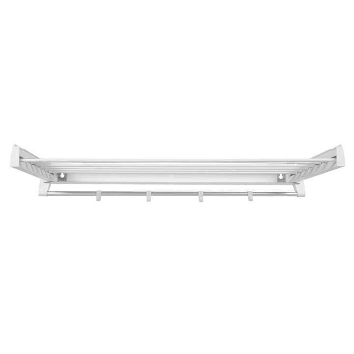 Space-Saving Foldable 7-Rod Wall-Mounted Drying Rack - Versatile Retractable Dryer for All Your Drying Needs