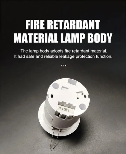 Emergency Downlight Recessed Ceiling Lights Warehouse Staircase Aisle Entrance Balcony 3Hours Emergency Lighting Ac200-240v