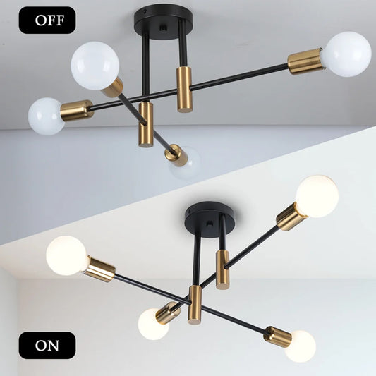 Chandeliers Retro Lighting Fixture Decoration Light Lustre Hanging Lamps Pendant Ceiling Led Chandelier Lamp Dinning Room Luxury