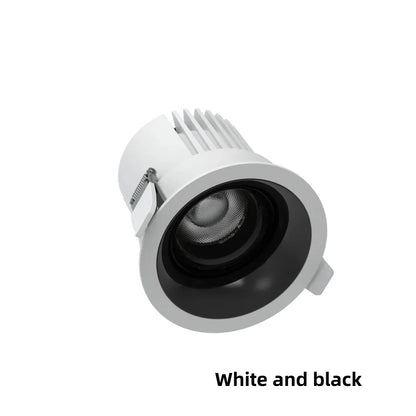 Recessed LED Downlight COB 9W 12W 15W 18W 24W 360° Adjustable Angle Ceiling Lamp Round Panel Light Dimmable Spotlight 110V 220V