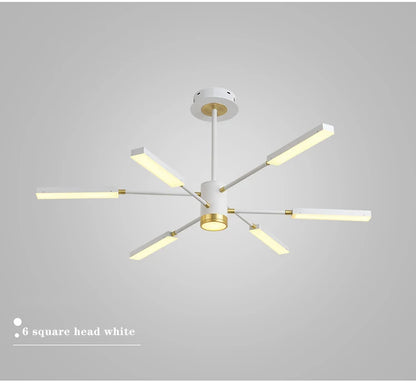 Chandelier nordic for Living room luxury personality creative sputnik chandelier post modern chandelier suspension lamp fixtures
