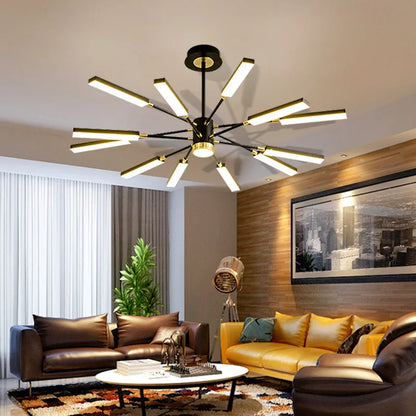 Chandelier nordic for Living room luxury personality creative sputnik chandelier post modern chandelier suspension lamp fixtures