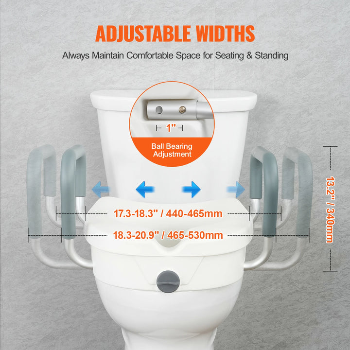 Elevate Your Comfort with the Succebuy 5-Inch Raised Toilet Seat - Perfect for Seniors and Those with Mobility Challenges