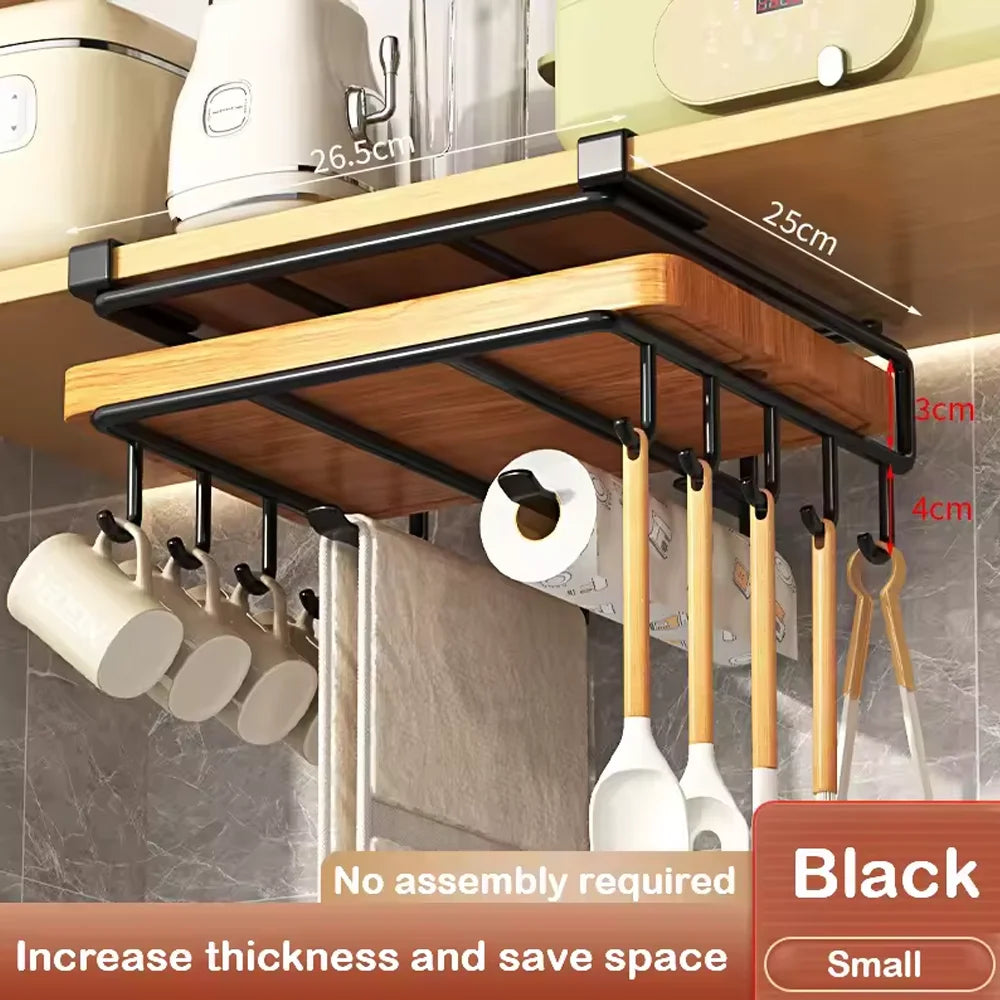 Kitchen Hanging Organizer Rack - Maximize Space and Functionality