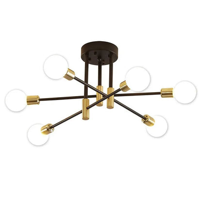 Chandeliers Retro Lighting Fixture Decoration Light Lustre Hanging Lamps Pendant Ceiling Led Chandelier Lamp Dinning Room Luxury