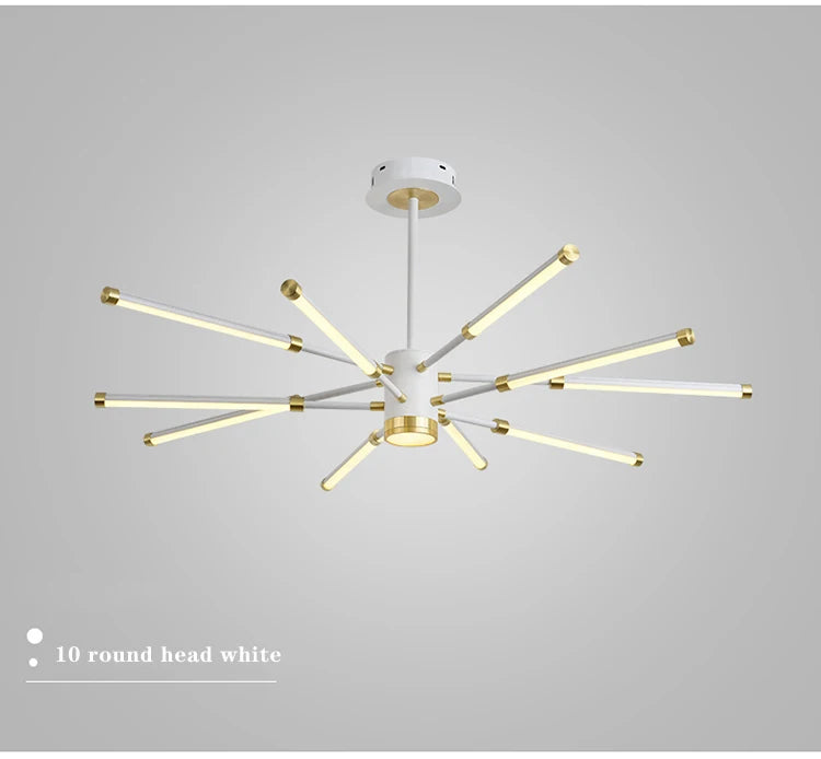 Chandelier nordic for Living room luxury personality creative sputnik chandelier post modern chandelier suspension lamp fixtures