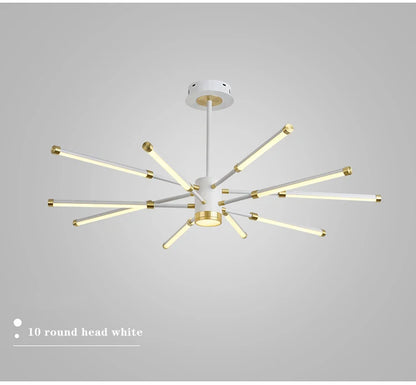 Chandelier nordic for Living room luxury personality creative sputnik chandelier post modern chandelier suspension lamp fixtures